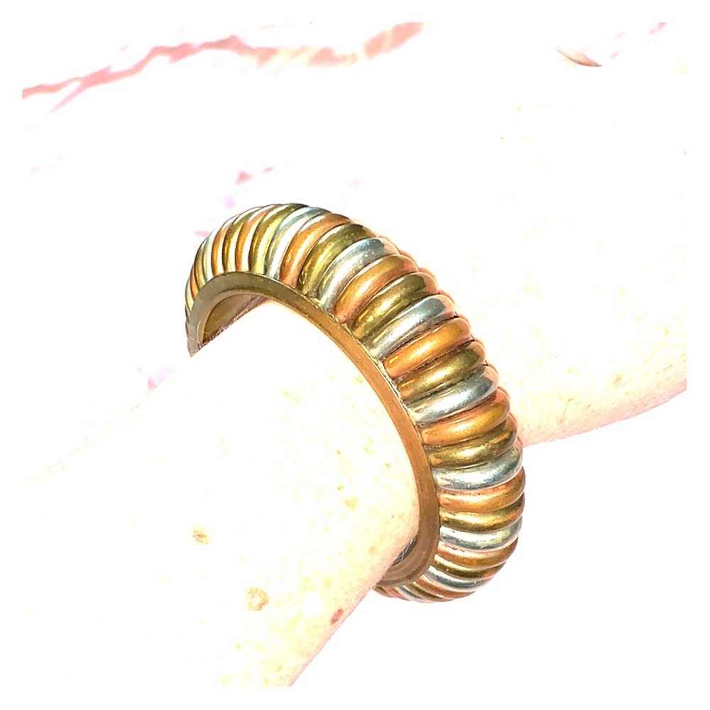Vintage metallic woven bracelet